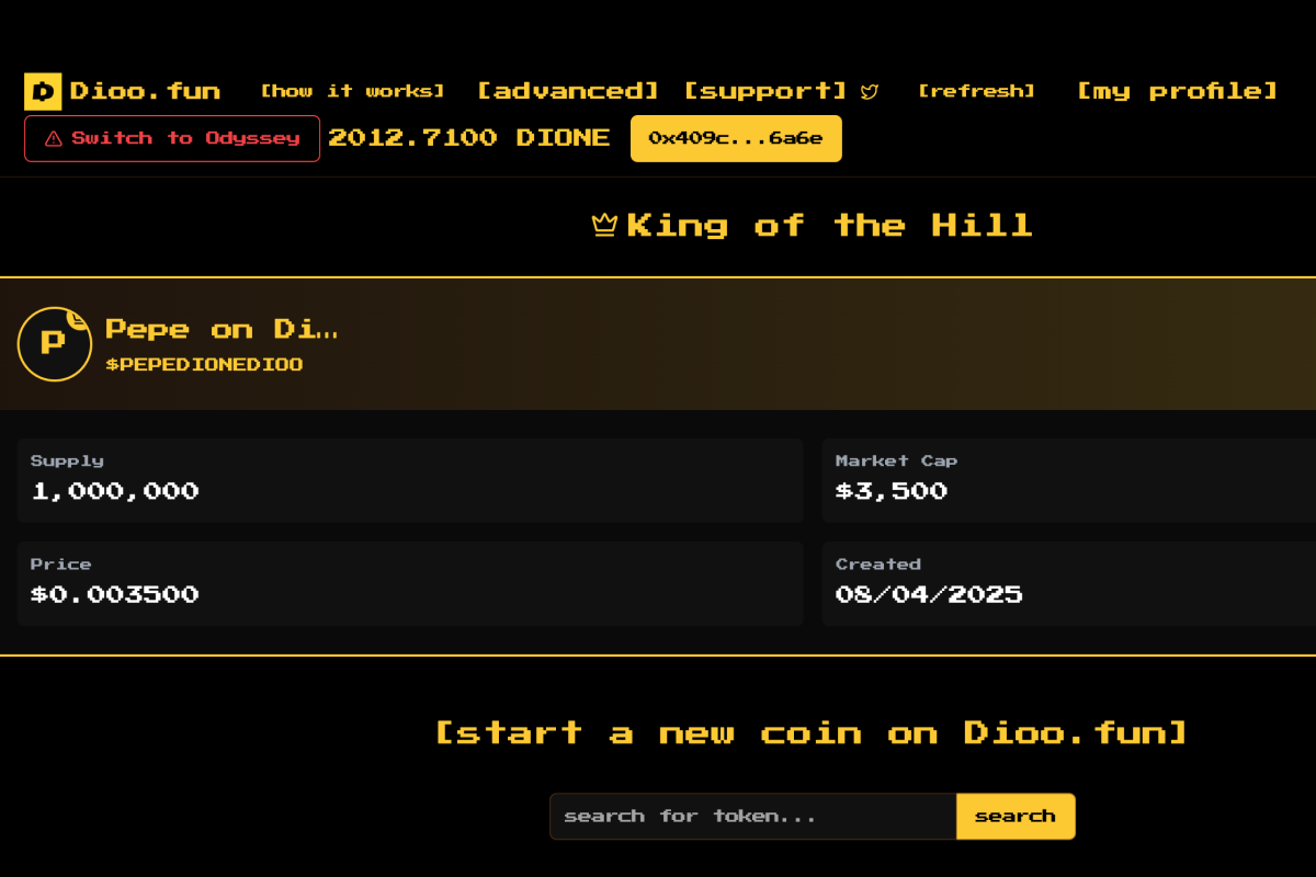 Token Community Page on Dioo.fun